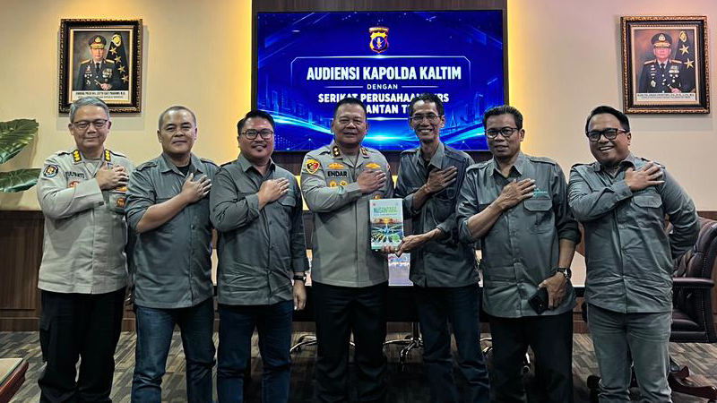 Jelang Pengukuhan, SPS Kaltim Temui Kapolda Kaltim, Bahas Peran Media Jaga Stabilitas di Era Digital