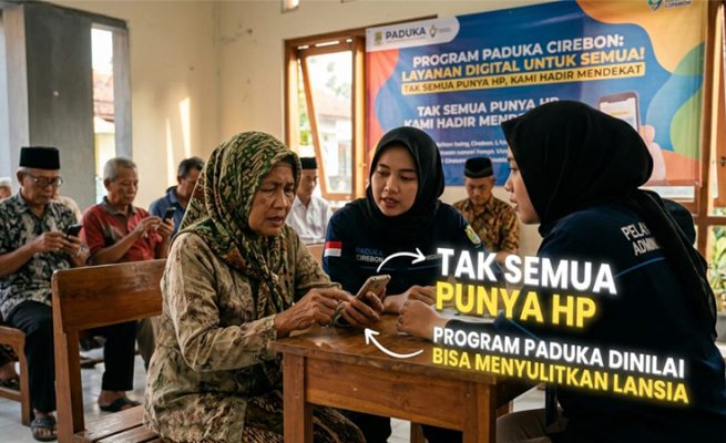 Tak Semua Punya HP, Program PADUKA Cirebon Dinilai Menyulitkan Lansia