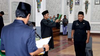 Wali Kota Lantik Edi Siswoyo Jadi Pj Sekda Kota Cirebon
