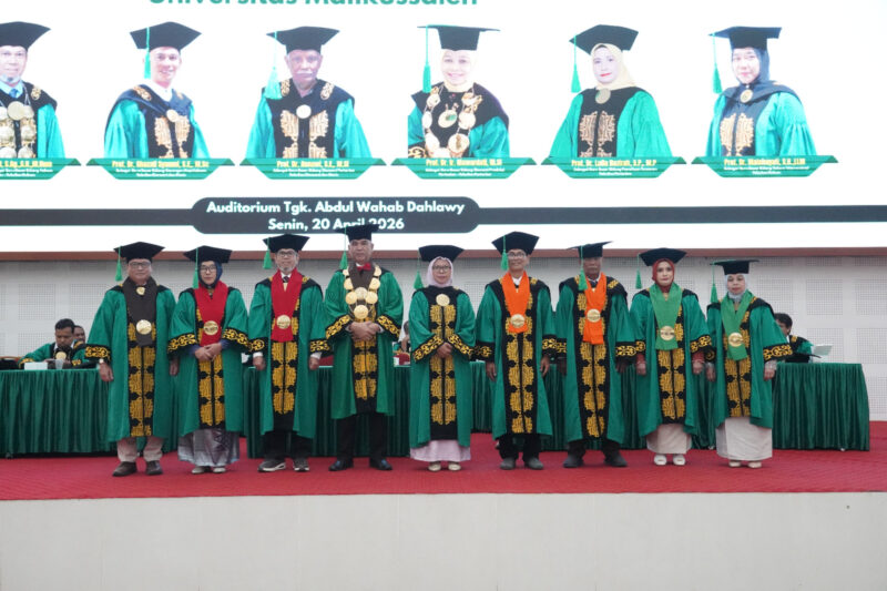 Universitas Malikussaleh Kukuhkan 7 Guru Besar