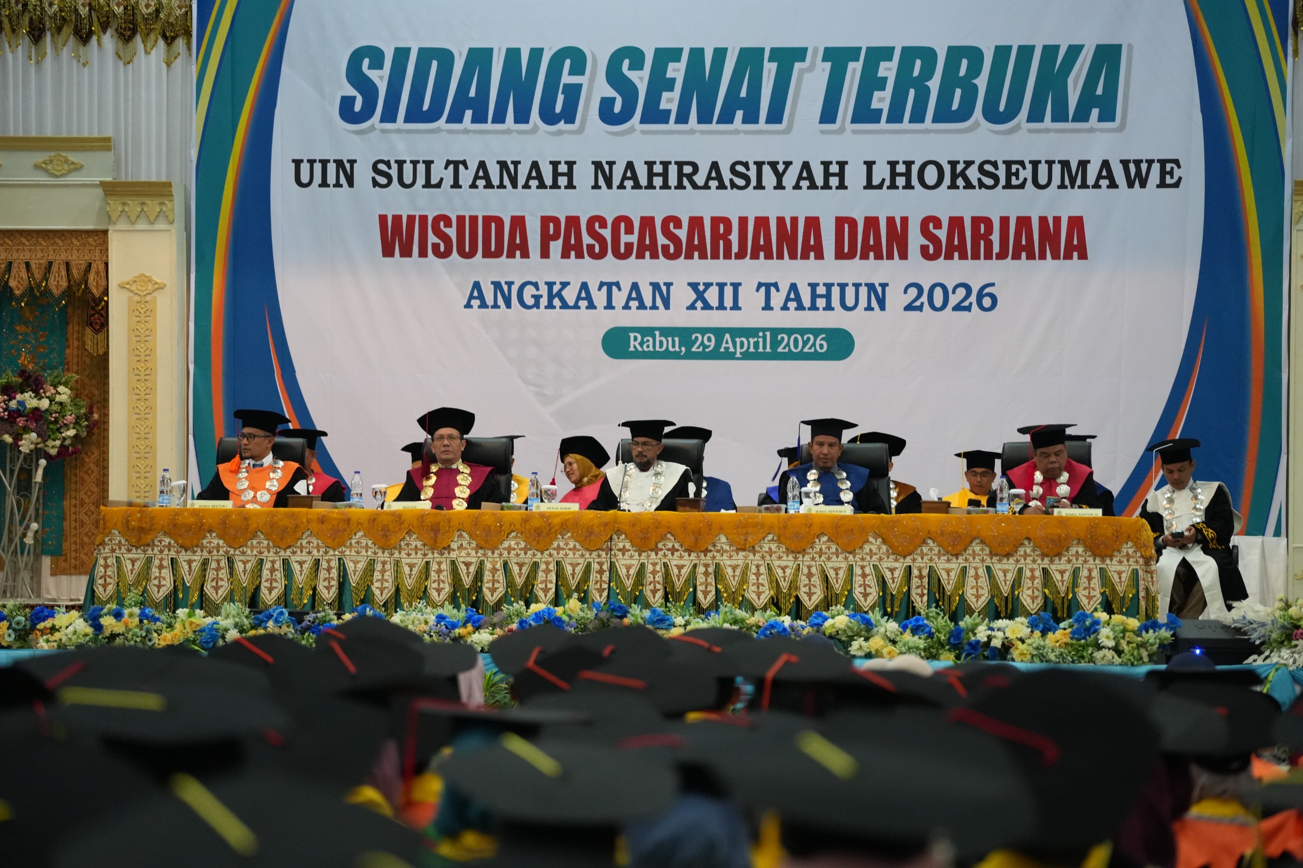 Wisuda Angkatan XII: UIN SUNA Lhokseumawe Lepas 760 Magister dan Sarjana