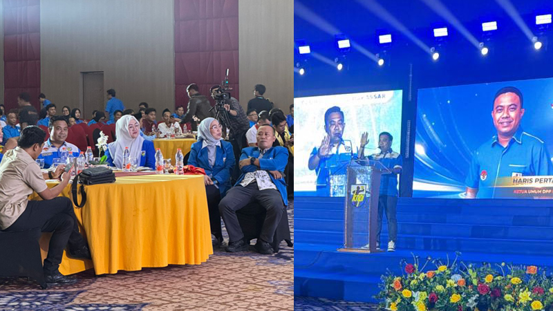 Ketum DPP KNPI, Haris Pertama Hadir dan Beri Sambutan di Pelantikan Vonny