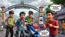 Pencuri motor di Majalengka